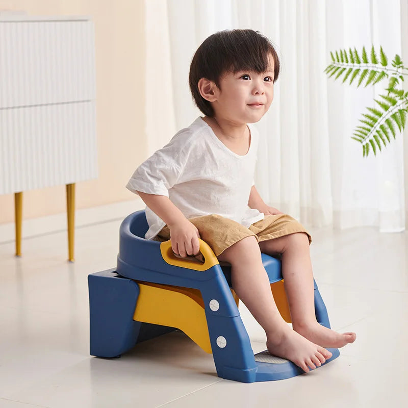 Redutor de Vaso sanitário infantil com escadas e dobrável.